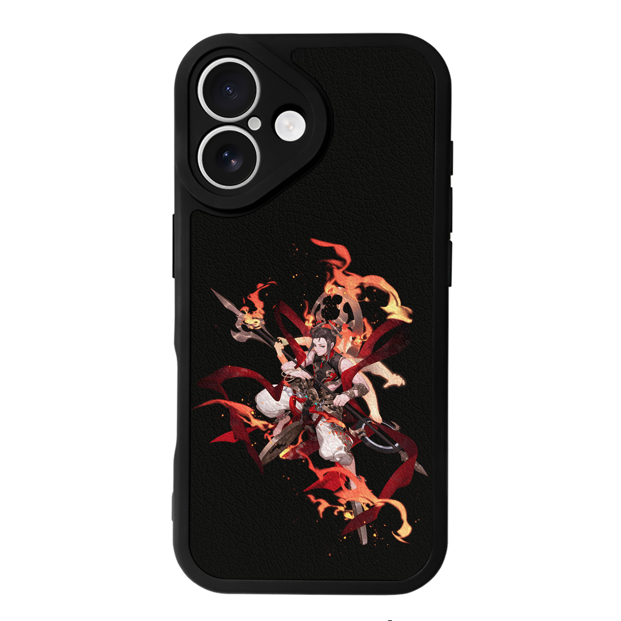 （画像用） Ne Zha 2 ナタ 魔童の大暴れ 【iPhone 16シリーズ対応】シリコンスマホケース（レザー調） 材質：シリコン